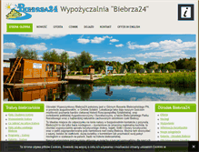 Tablet Screenshot of biebrza-kajaki.pl